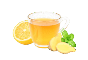 Home lemon with ginger