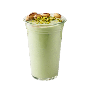 Home milkshakes pistachio photoroom